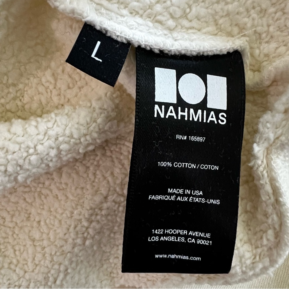 NWT Nahmias Swarovski Crystal Bunny White Cotton Crewneck Sweatshirt L - Picture 11 of 16